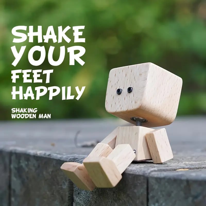 🔥 LAST DAY PROMOTION - 50%OFF 🔥Charming Little Wooden Figure That Sways
