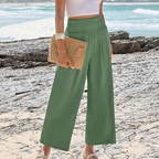 🌸Limited Sale 50% OFF🌸Women's Casual High-Waisted Straight-Leg Cropped Pants