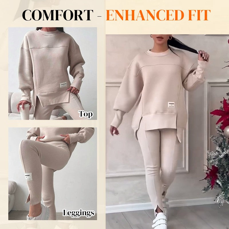 🍂Limited Sale 50% OFF🍂 Women's Casual Sweatshirt Leggings Set