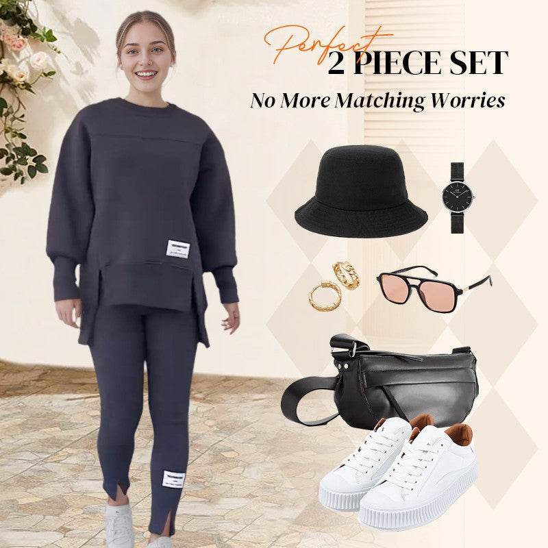 🍂Limited Sale 50% OFF🍂 Women's Casual Sweatshirt Leggings Set