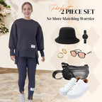 🍂Limited Sale 50% OFF🍂 Women's Casual Sweatshirt Leggings Set
