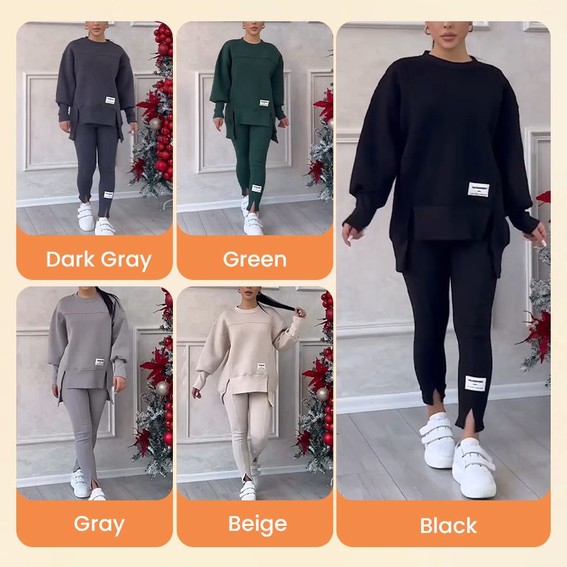 🍂Limited Sale 50% OFF🍂 Women's Casual Sweatshirt Leggings Set