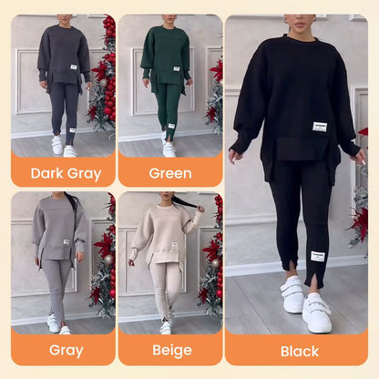 🍂Limited Sale 50% OFF🍂 Women's Casual Sweatshirt Leggings Set