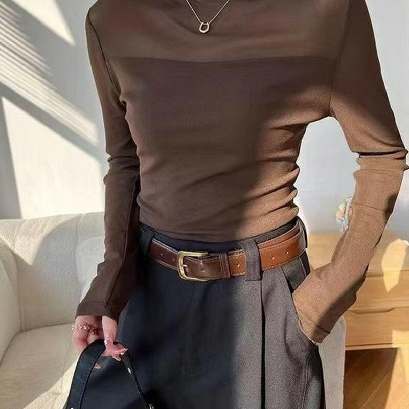 💃Last Day Sale 70% OFF🔥Women's Sparkle Mesh Sheer Long Sleeve Ruched Top