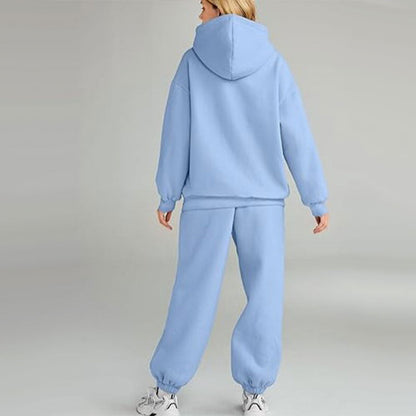 🍂Hot Sale 50% Off🍂Casual Hooded 2-Piece Set 👕👖 – Soft Fabric, Easy-Match for Daily/Home