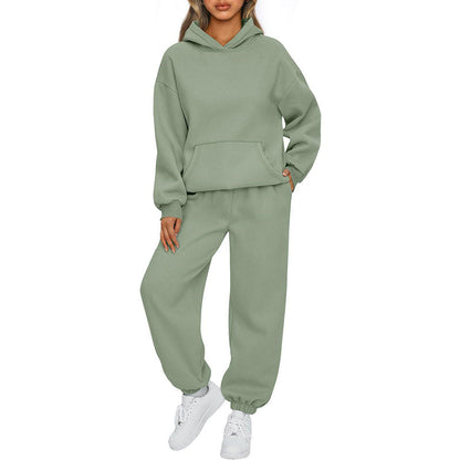 🍂Hot Sale 50% Off🍂Casual Hooded 2-Piece Set 👕👖 – Soft Fabric, Easy-Match for Daily/Home