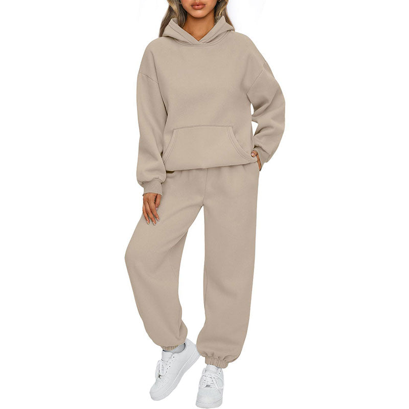 🍂Hot Sale 50% Off🍂Casual Hooded 2-Piece Set 👕👖 – Soft Fabric, Easy-Match for Daily/Home