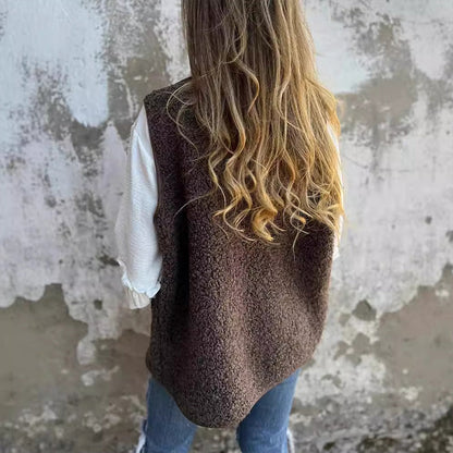 🎁 Christmas Sale 49% OFF 🔥Women's Fall Button Down Short Warm Vest