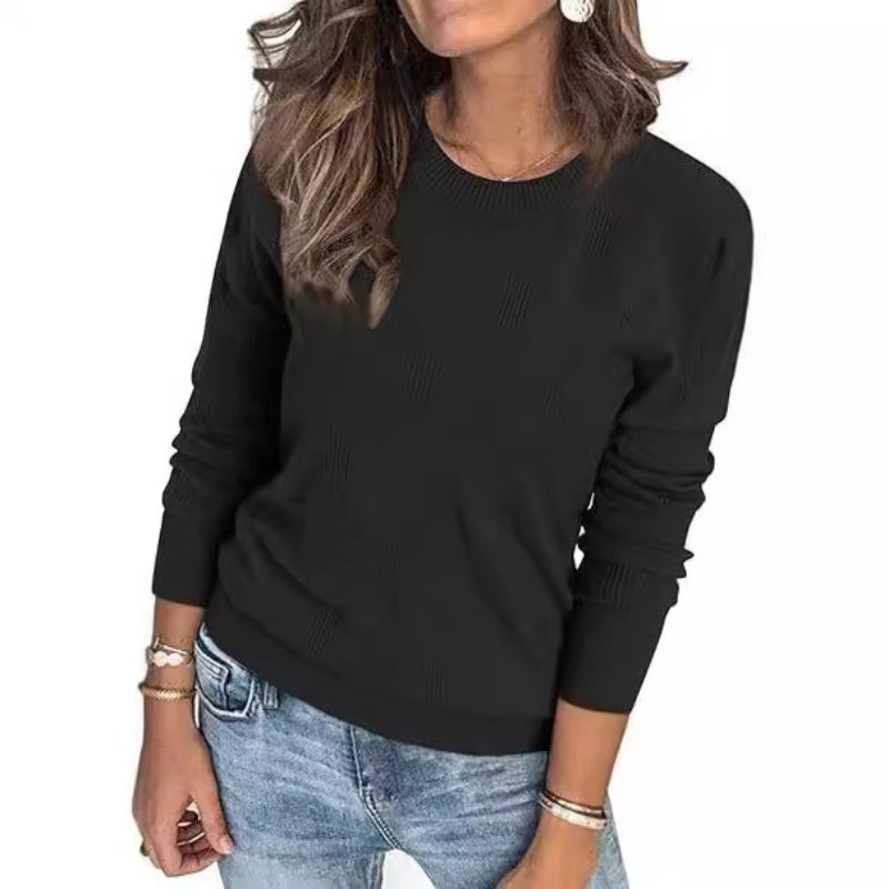 💖2025 New Arrival-50% Off🍃Women’s Casual Long Sleeve Loose Knit Top