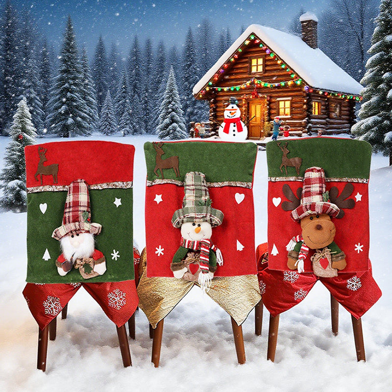 🎄Christmas Sale🎄Cute Christmas Chair Covers 🔥✈️Free Shipping