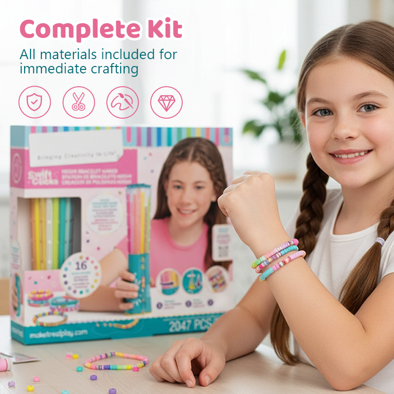 💕Christmas Sale 50% Off💕Quick-Click Bracelet Maker Kit