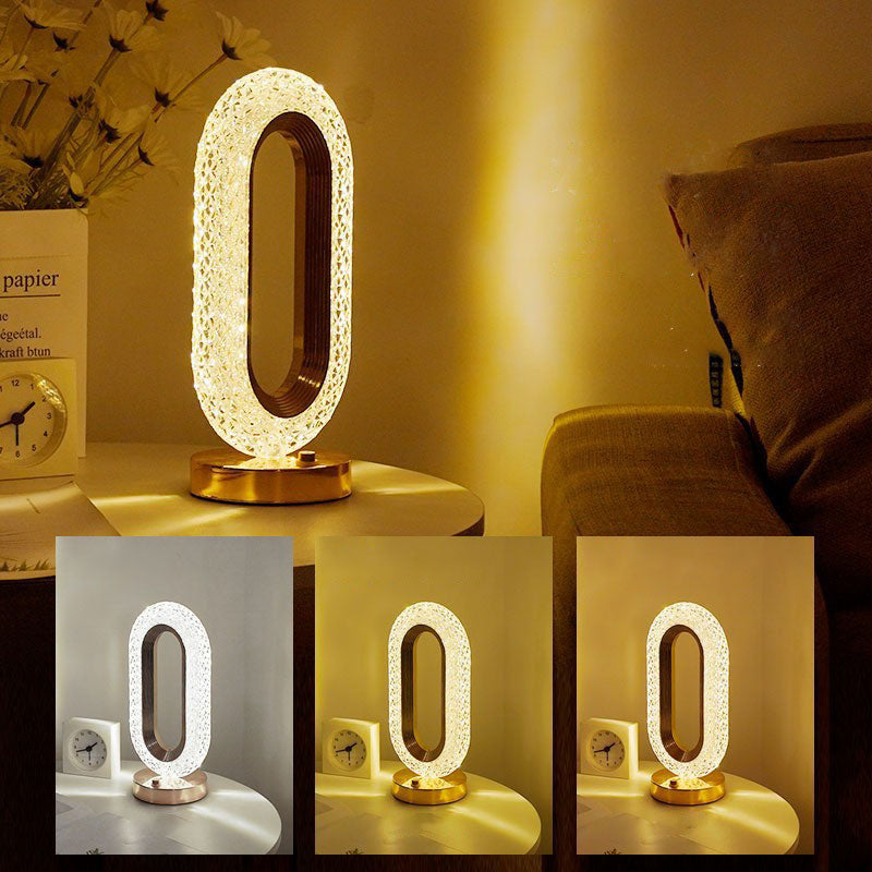 🎁Christmas Sale 50% OFF!!🎄50K+ SOLD! ✨Rechargeable Luxury Crystal LED Night Light Lamp