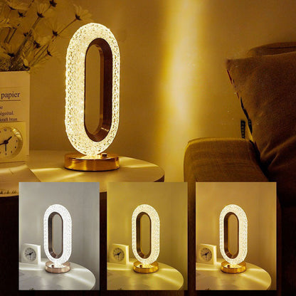 🎁Christmas Sale 50% OFF!!🎄50K+ SOLD! ✨Rechargeable Luxury Crystal LED Night Light Lamp