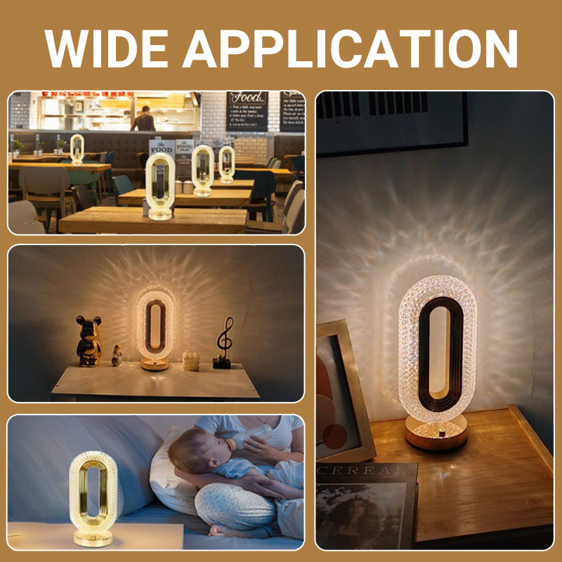 🎁Christmas Sale 50% OFF!!🎄50K+ SOLD! ✨Rechargeable Luxury Crystal LED Night Light Lamp