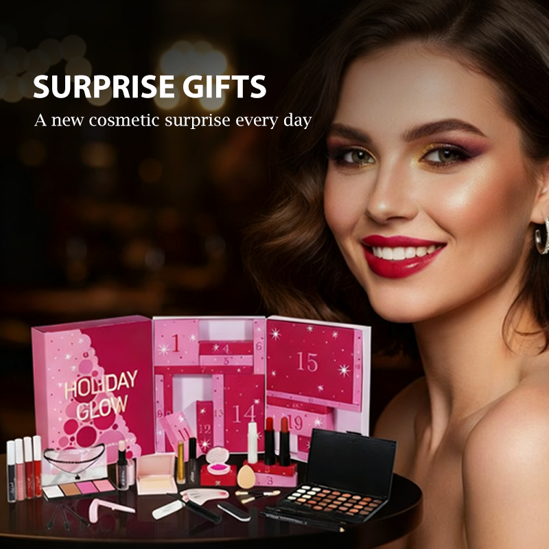 🎄 Christmas Sale: 50% Off ⛄ Makeup Advent Calendar Gift Set 💄 — All-in-one kit with 40-color eyeshadow palette & daily surprises (The perfect Christmas gift! 🎁)