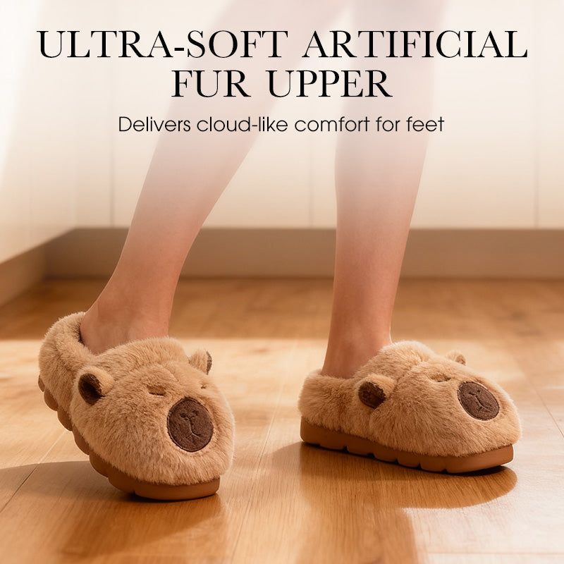 🎁Christmas Sale 70% OFF🎁—🐾Warm Indoor Non-Slip Capybara Slippers