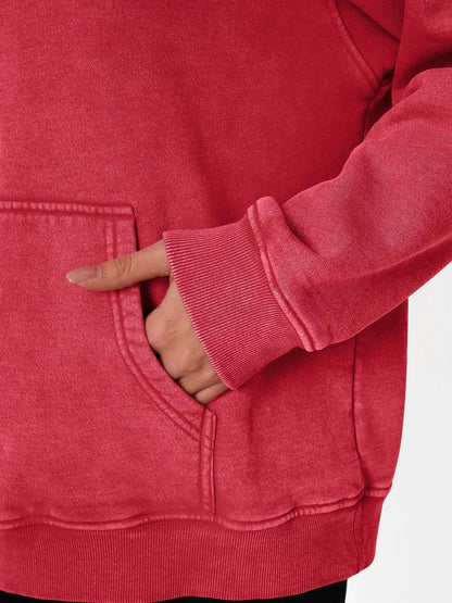 🔥LAST DAY SALE 60% OFF!!💥🎁Womens Acid Wash Hoodie Oversized Long Sleeve Fall Fashion Sweatshirts