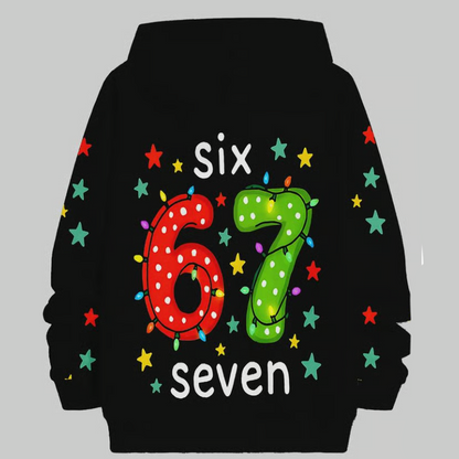🎅🏼Christmas Sale 60% OFF🎄Kids' "67" Graphic Christmas Pullover Hoodies