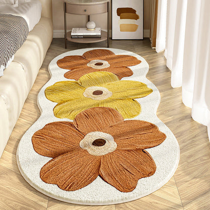 📢📢50 % OFF !!🏠Soft Irregular Flower Pattern Rug✨