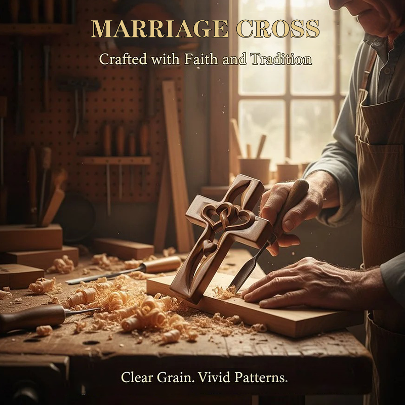 🥂 New Year, New Style: 60% OFF NOW !✝️Marriage Cross for Wall Decoration❤️