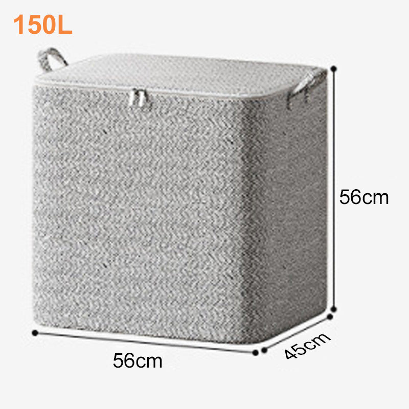 🔔NEW YEAR SALE 50% OFF🔥Extra-Large Storage Organizer Box With Lid - Versatile For Clothes, Blankets & Bedding