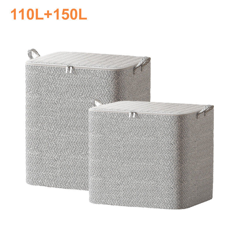 🔔NEW YEAR SALE 50% OFF🔥Extra-Large Storage Organizer Box With Lid - Versatile For Clothes, Blankets & Bedding
