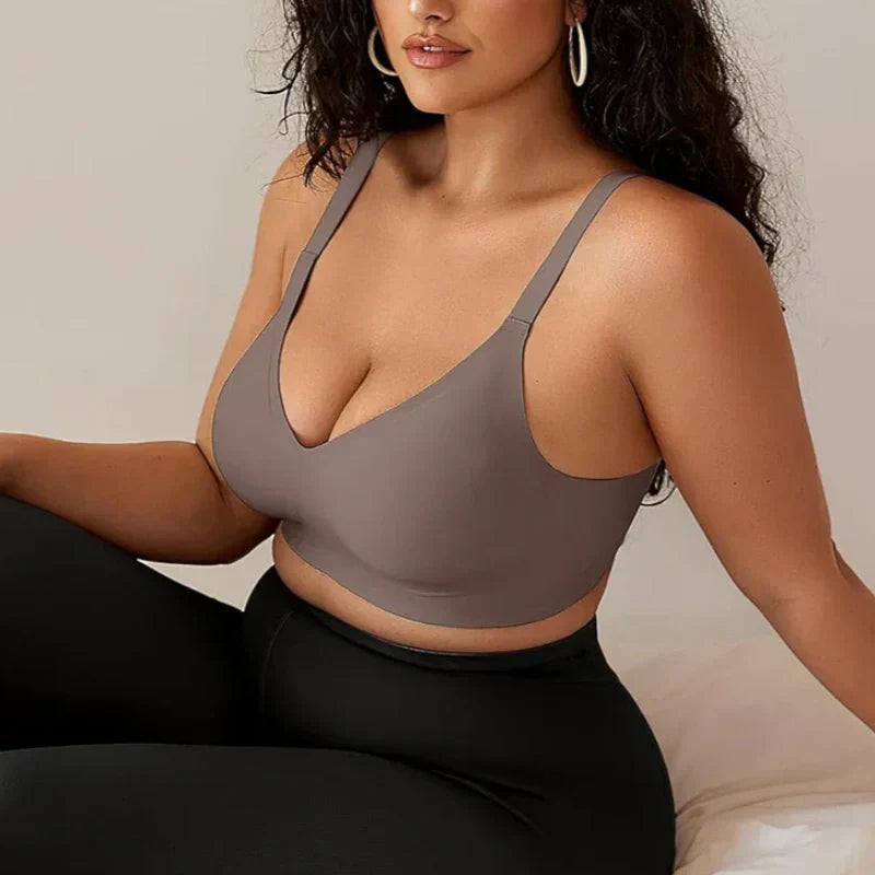 ⏳LAST DAY SALE 50%⚡💖Comfortable Wireless Full Coverage Jelly Smoothing Bra👍No more sagging breasts