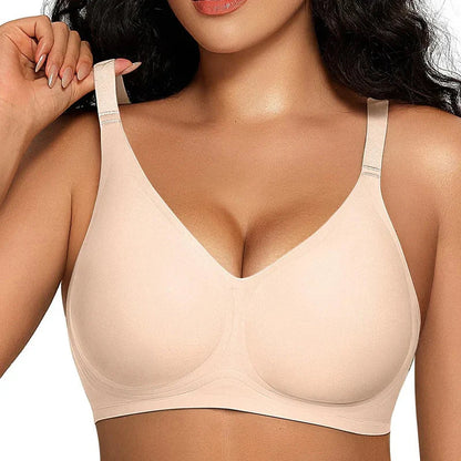 ⏳LAST DAY SALE 70%⚡💖Comfortable Wireless Full Coverage Jelly Smoothing Bra👍No more sagging breasts
