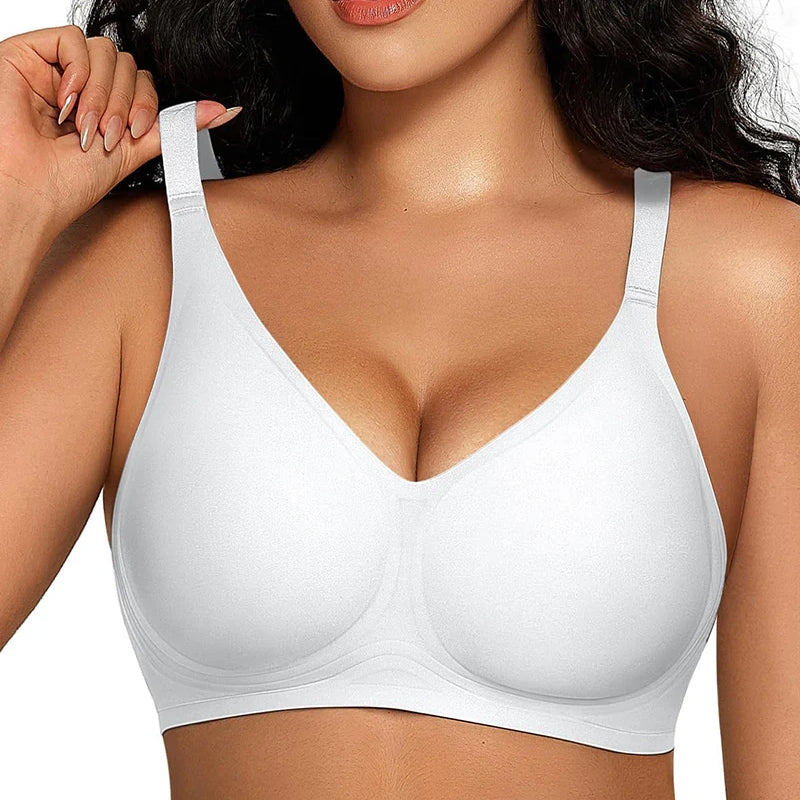 ⏳LAST DAY SALE 50%⚡💖Comfortable Wireless Full Coverage Jelly Smoothing Bra👍No more sagging breasts