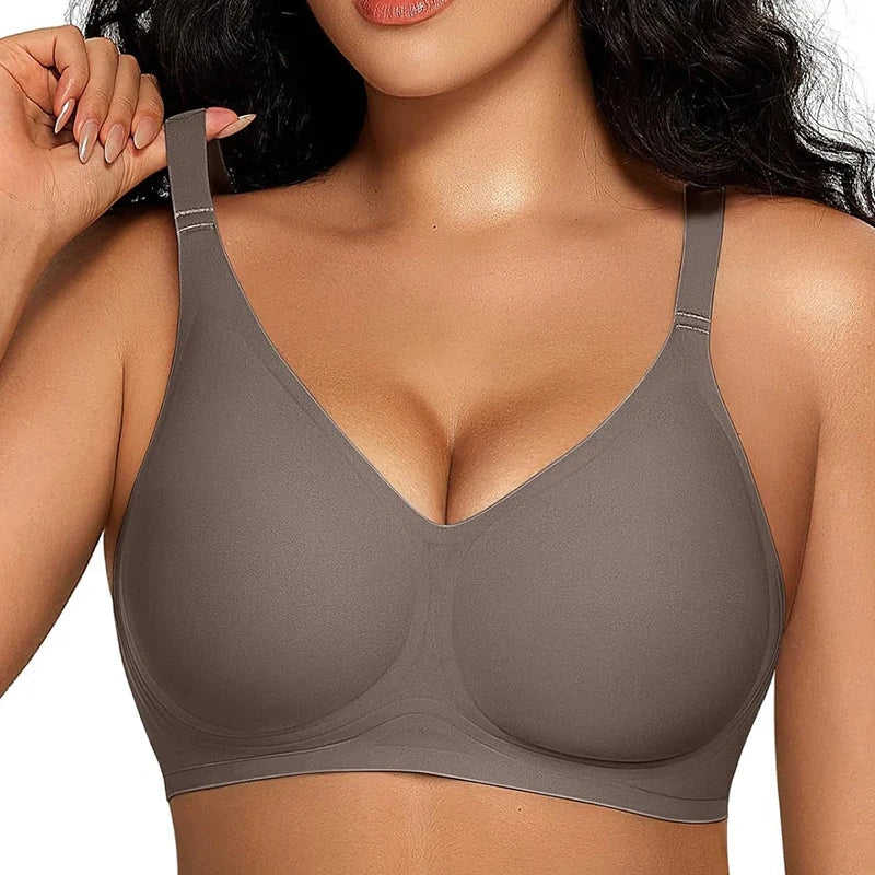 ⏳LAST DAY SALE 70%⚡💖Comfortable Wireless Full Coverage Jelly Smoothing Bra👍No more sagging breasts