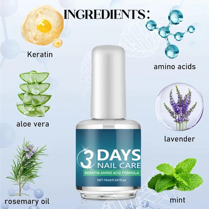 💖LAST DAY - BUY 1 GET 1 FREE!!💕ROZINO 3 Days Nail Care Formula