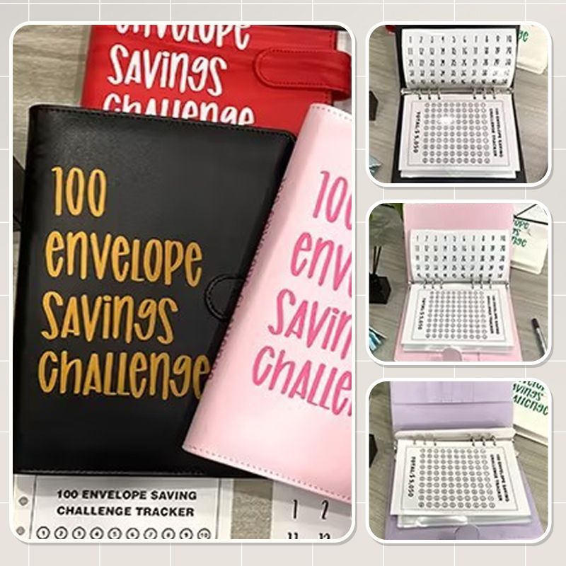 🔥BEST NEW YEAR GIFT £8.99!!🎁100 Envelope Savings Challenge Book💷