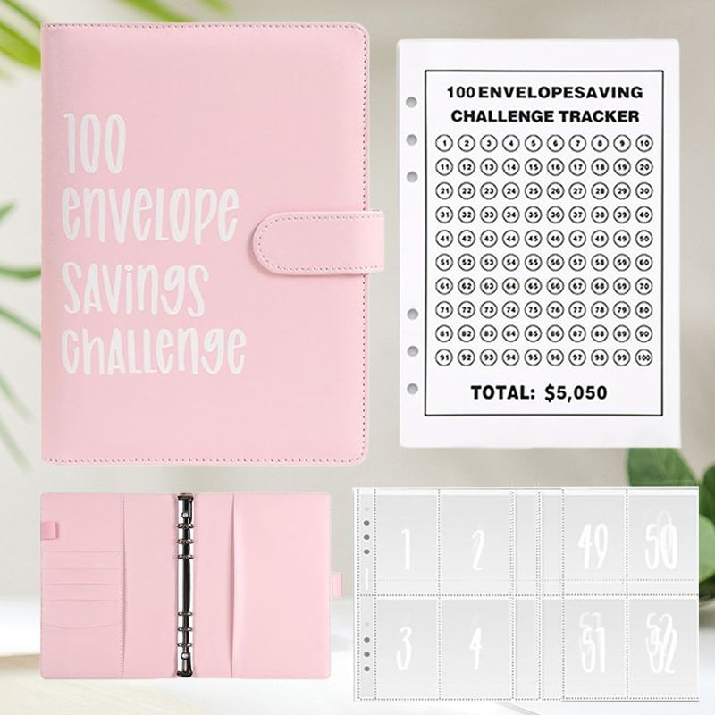 🔥BEST NEW YEAR GIFT £8.99!!🎁100 Envelope Savings Challenge Book💷