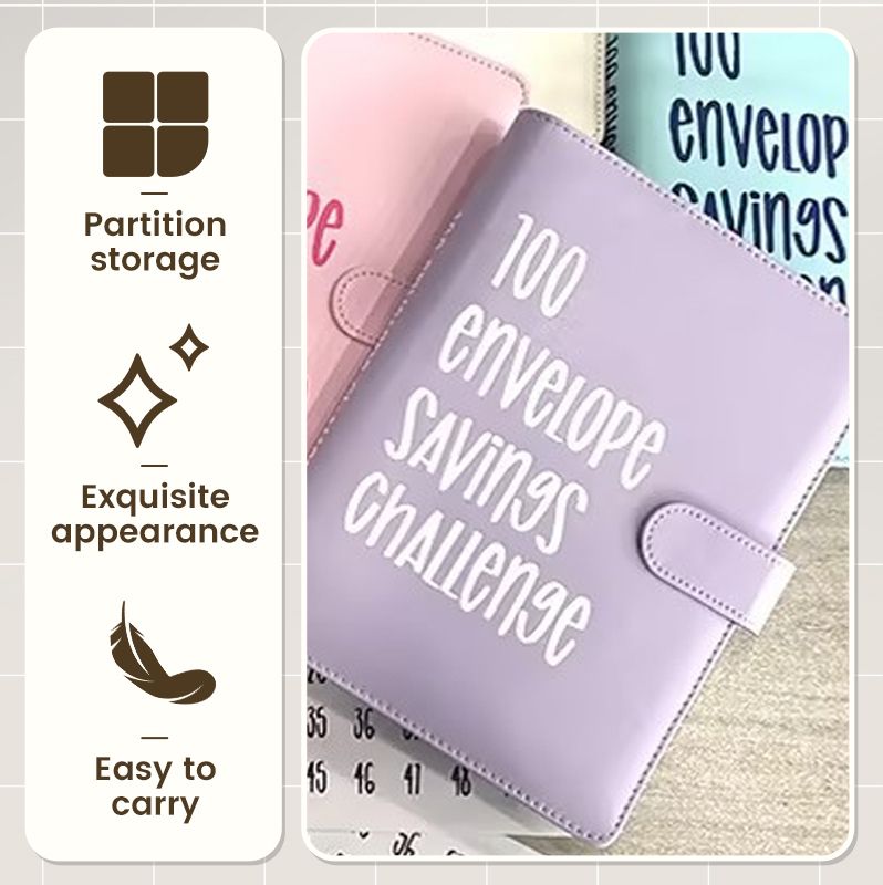 🔥BEST NEW YEAR GIFT £8.99!!🎁100 Envelope Savings Challenge Book💷