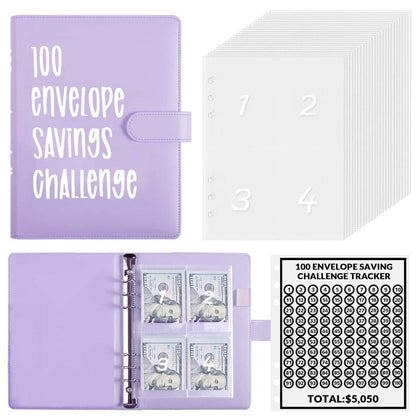 🔥BEST NEW YEAR GIFT £8.99!!🎁100 Envelope Savings Challenge Book💷