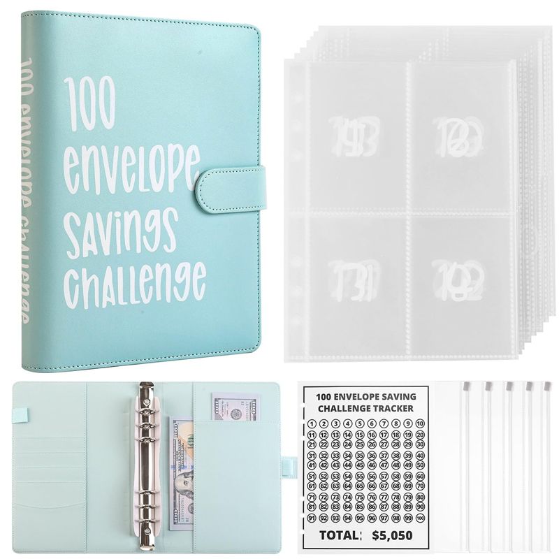 🔥BEST NEW YEAR GIFT £8.99!!🎁100 Envelope Savings Challenge Book💷