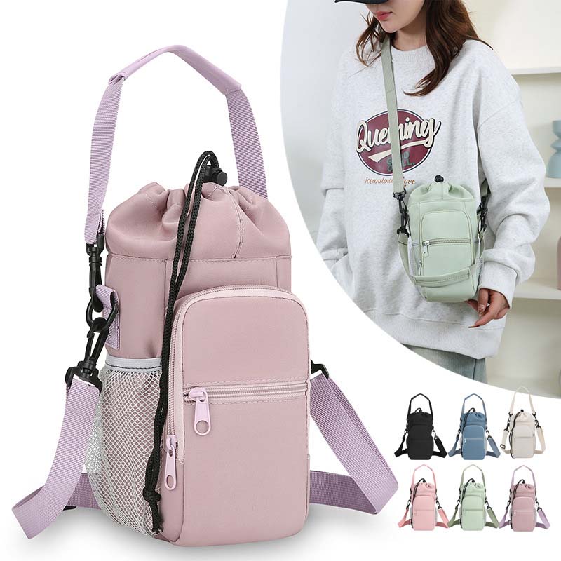 📢Last Day Special Price £8.99!! ⏰Multi-Functional Water Bottle Carrier Bag with Pockets🥤