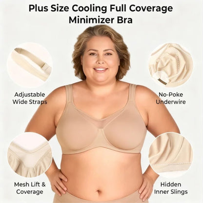 🏆BUY 1 GET 1 FREE💗Women's Elegant Sheer Full Coverage Plus Size Bra