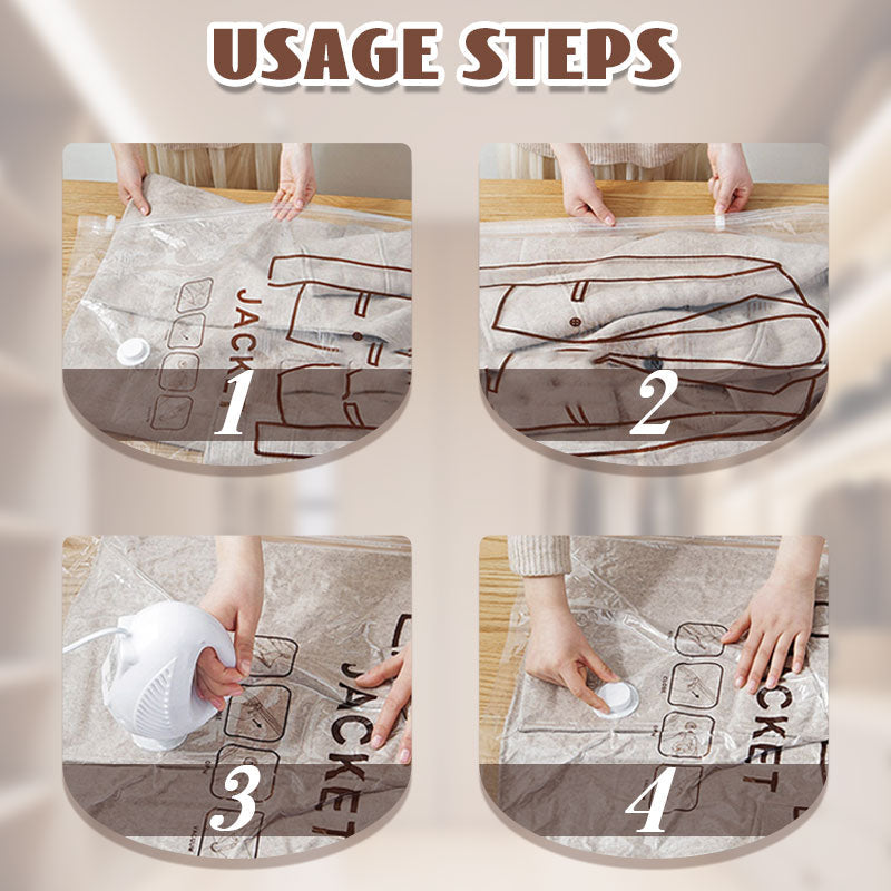 ⏳LAST DAY SALE 50% OFF!!🔥Hanging Vacuum Storage Bags