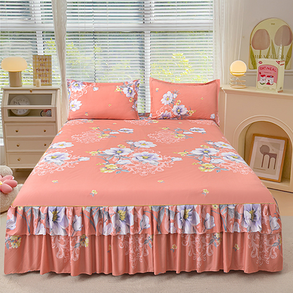 💥Limited Sale 70% Off⏰3-Piece Ruffled Bed Skirt Set🛏️