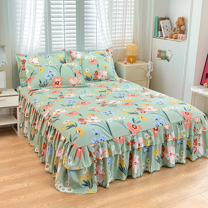 💥Limited Sale 70% Off⏰3-Piece Ruffled Bed Skirt Set🛏️