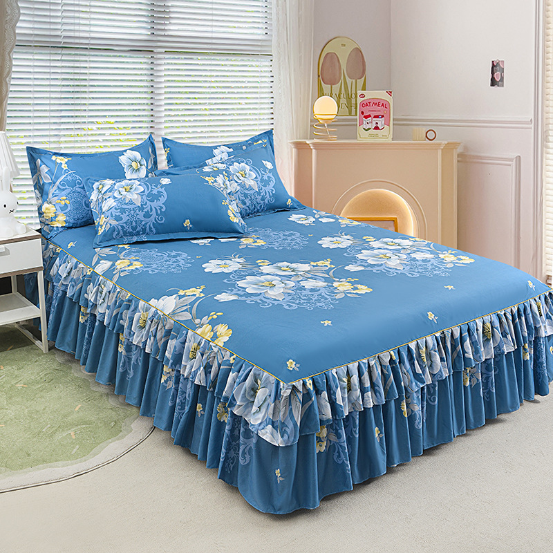 💥Limited Sale 70% Off⏰3-Piece Ruffled Bed Skirt Set🛏️