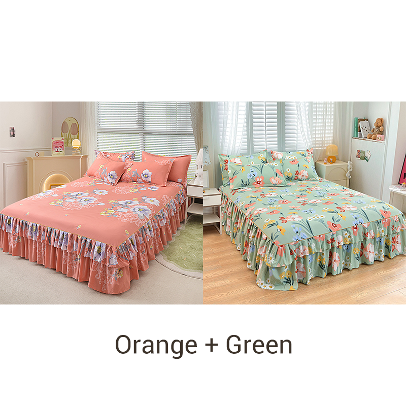 💥Limited Sale 70% Off⏰3-Piece Ruffled Bed Skirt Set🛏️