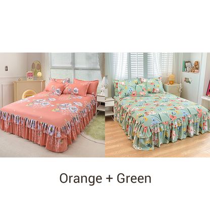 💥Limited Sale 70% Off⏰3-Piece Ruffled Bed Skirt Set🛏️