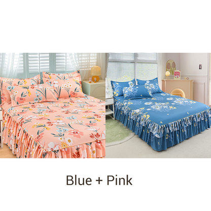 💥Limited Sale 70% Off⏰3-Piece Ruffled Bed Skirt Set🛏️