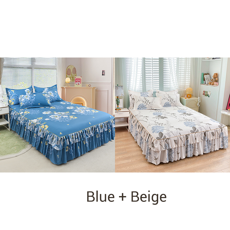 💥Limited Sale 70% Off⏰3-Piece Ruffled Bed Skirt Set🛏️