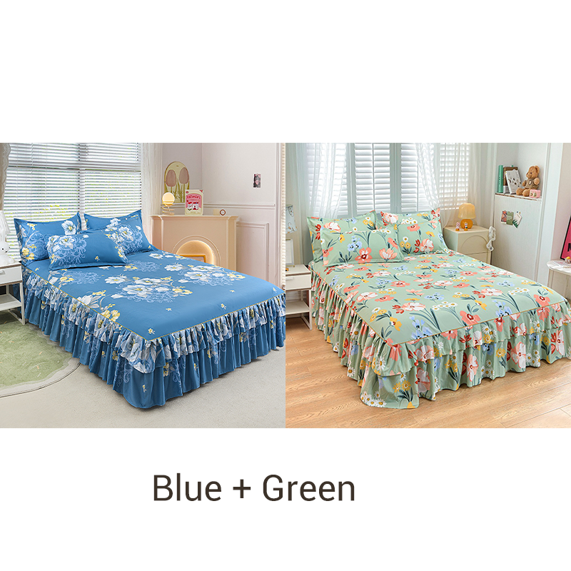 💥Limited Sale 70% Off⏰3-Piece Ruffled Bed Skirt Set🛏️