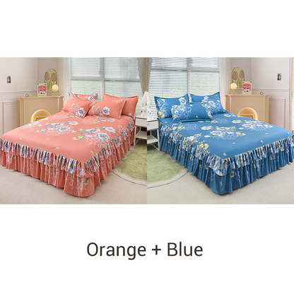 💥Limited Sale 70% Off⏰3-Piece Ruffled Bed Skirt Set🛏️