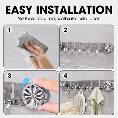 👍Buy More Save More👍Multipurpose Stylish Wall-Mounted Hooks Organizer