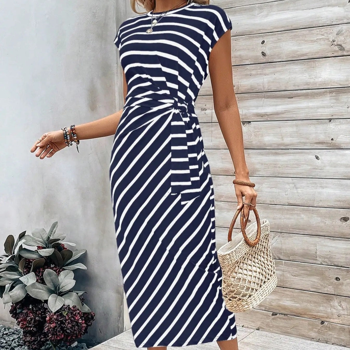 LAST DAY SALE 70% OFF!!💕Women's Elegant Tie Waist Dress